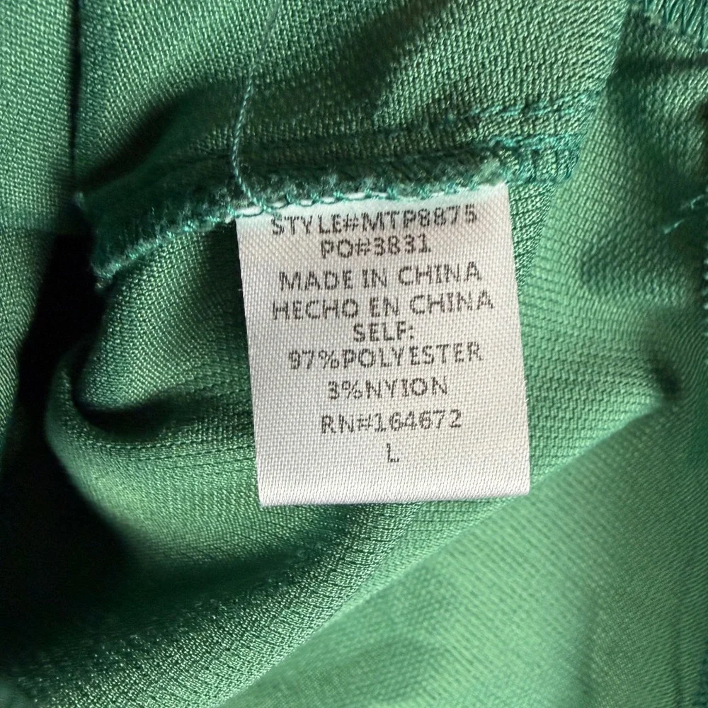 &merci Mens Emerald Green Corduroy Button Down Utility Shirt Large MTP8875 - Picture 8 of 9